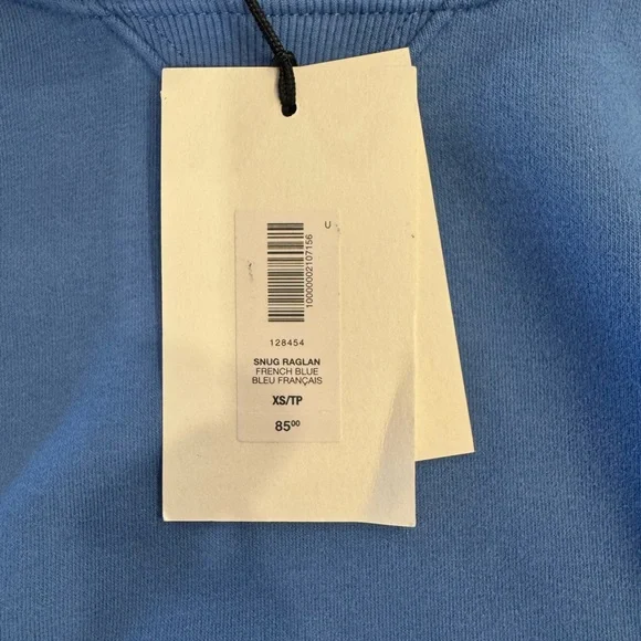 Aritzia cozy hoody sweatshirt in blue. NWT - Picture 3 of 4